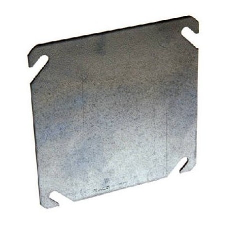 Raco Electrical Box Cover, Square, Flat, Blank Cover 8752